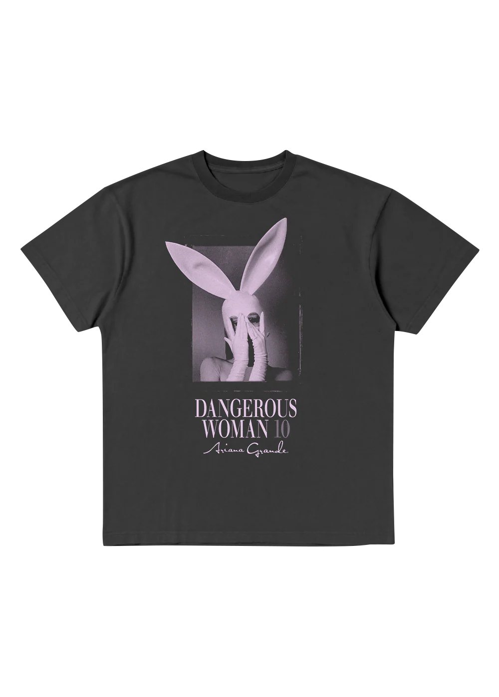 dangerous woman 10 logo t-shirt
