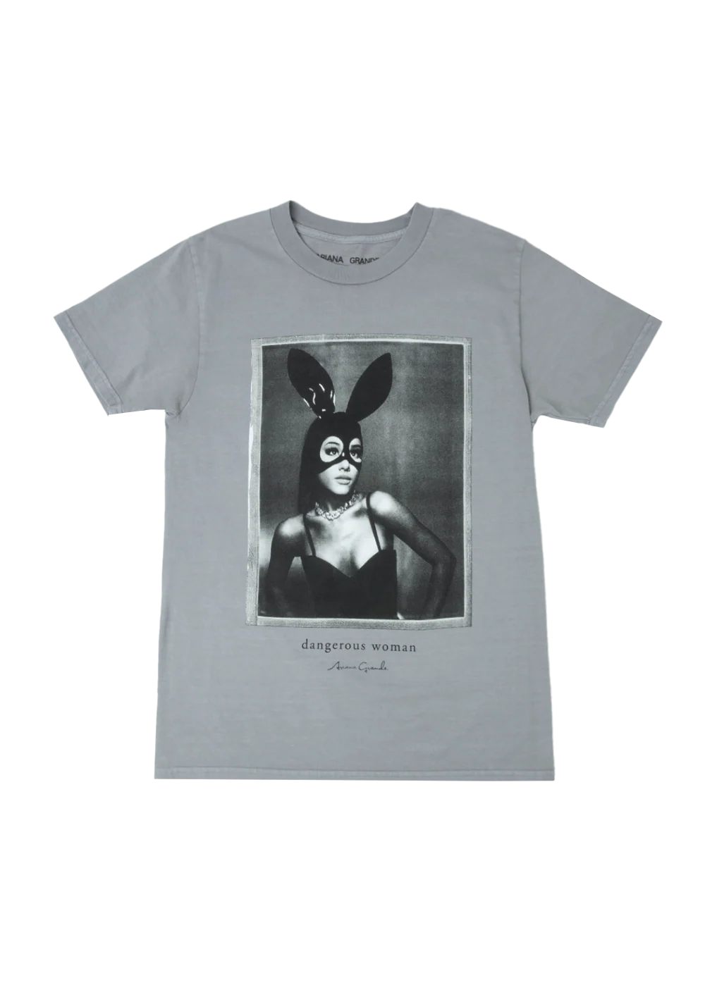 dangerous woman gray t-shirt
