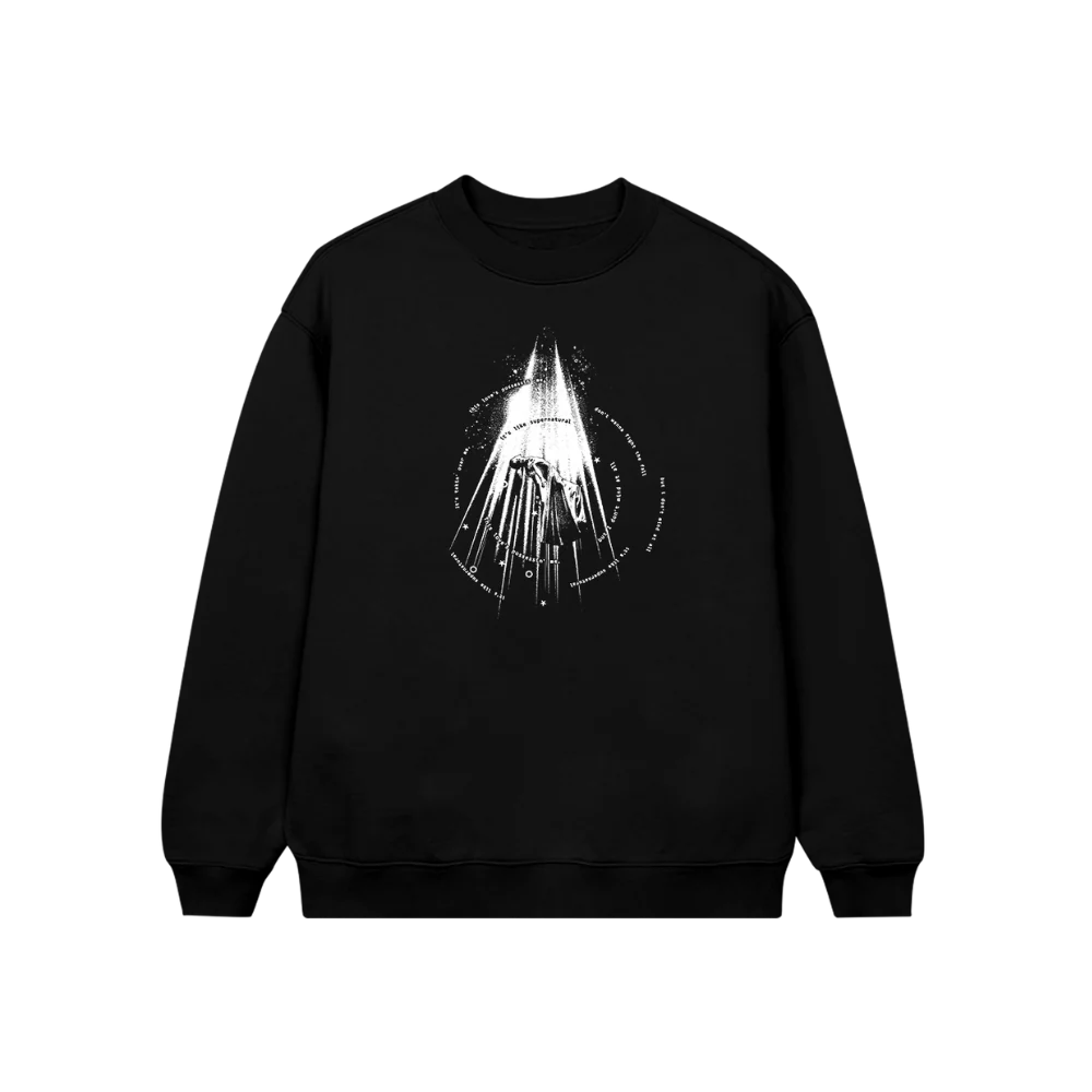 supernatural crewneck (black)