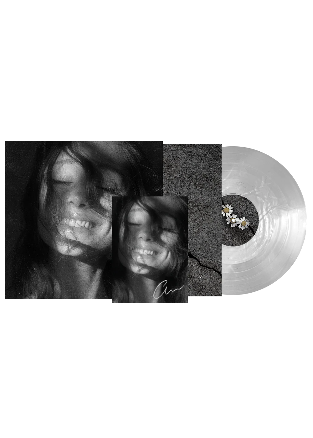 petal translucent pearly white lp (signed)