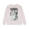 positions rewind pink crewneck
