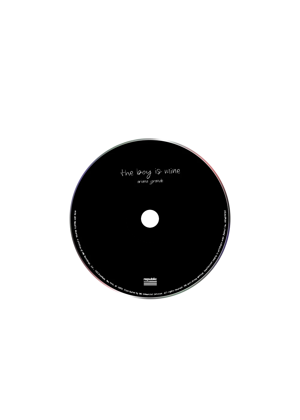 the boy is mine CD single