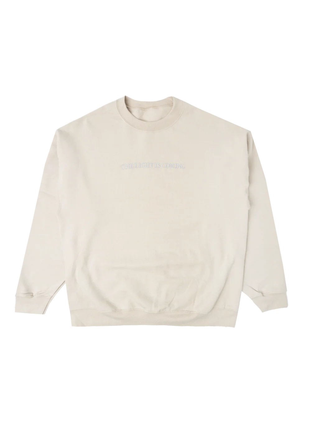 the light is coming crewneck