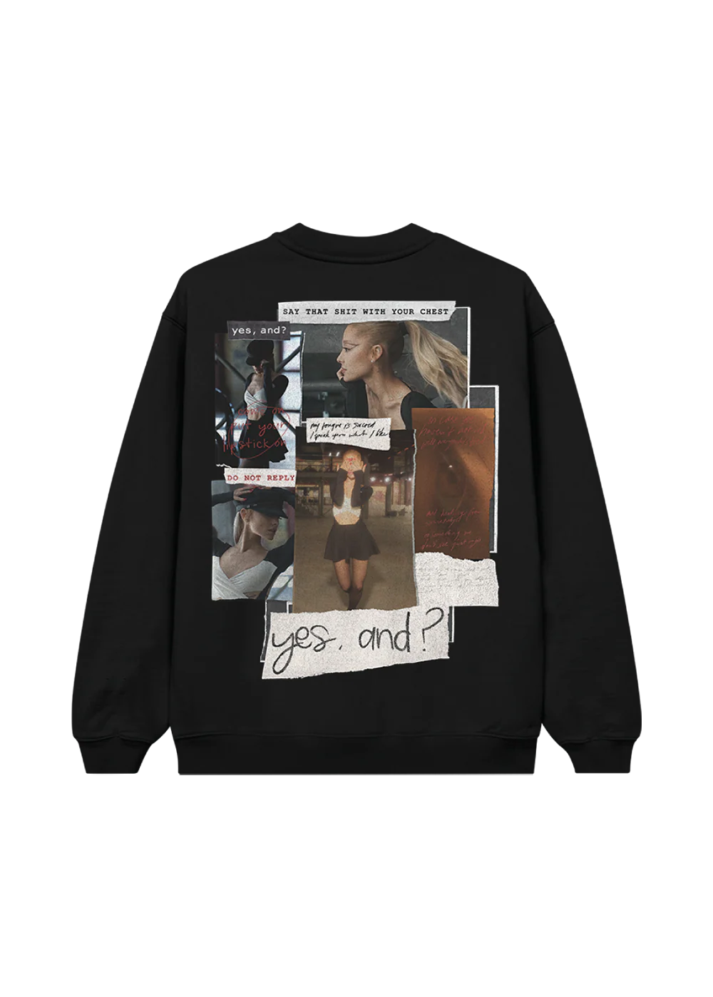 yes, and? crewneck