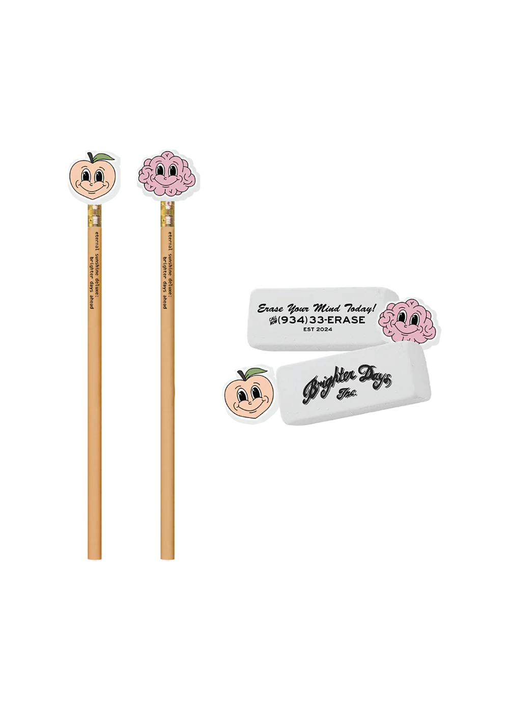 Brighter Days Pencil and Eraser Set