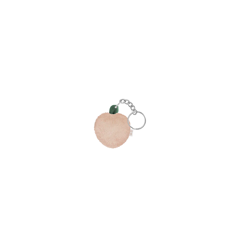 Brighter Days Peach Keychain